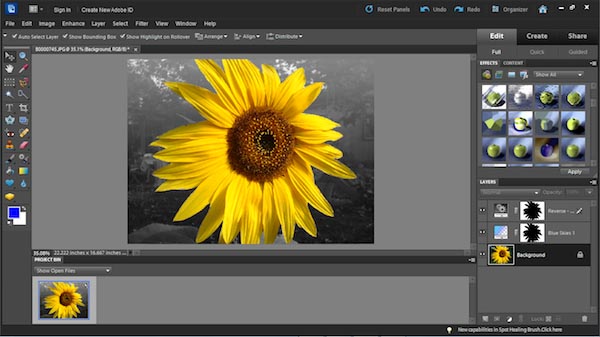 Phần mềm chỉnh sửa ảnh trên điện thoại - Adobe Photoshop Express